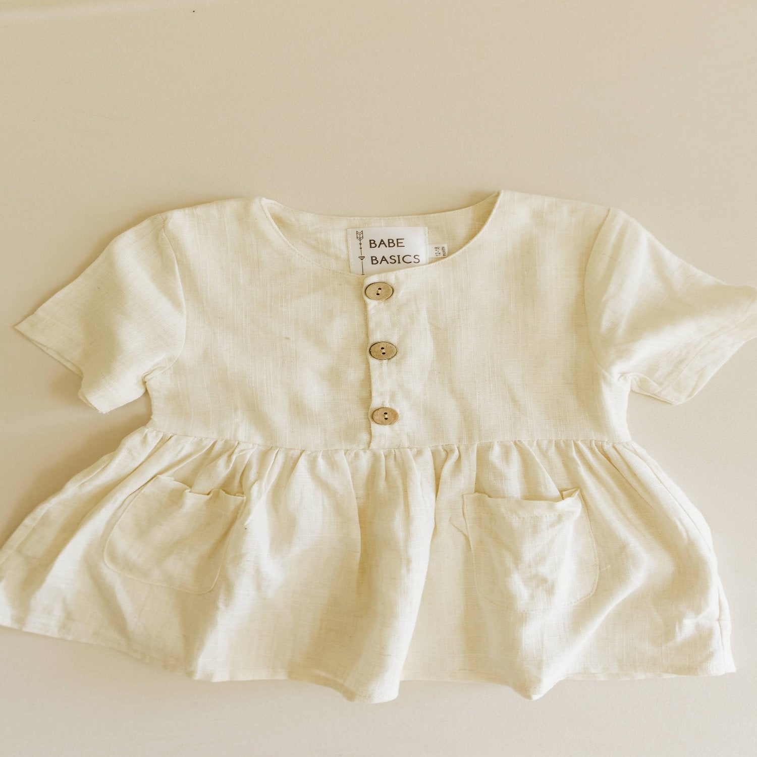 Linen Baby Dress