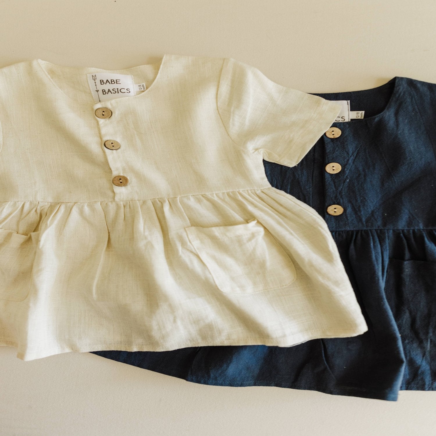 Linen Baby Dress