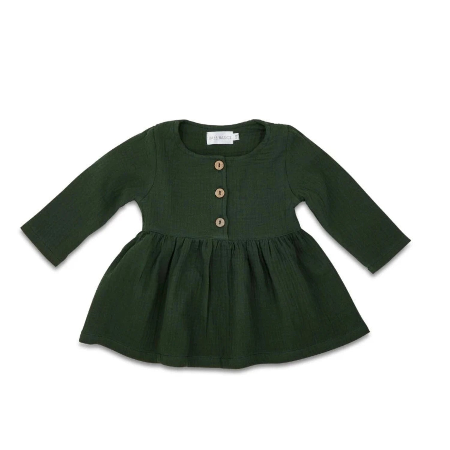 Emerald Cotton Baby Dress